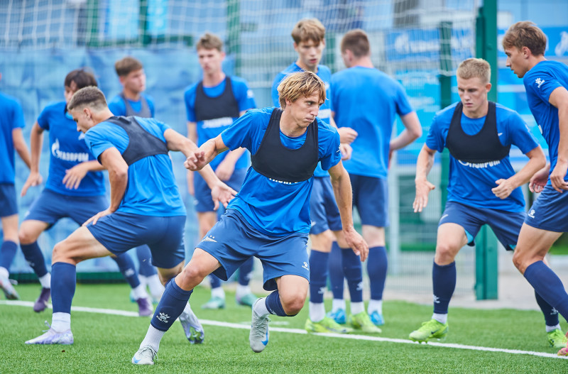 Тренировка «Зенита»-м перед матчем со «Спартаком»-м