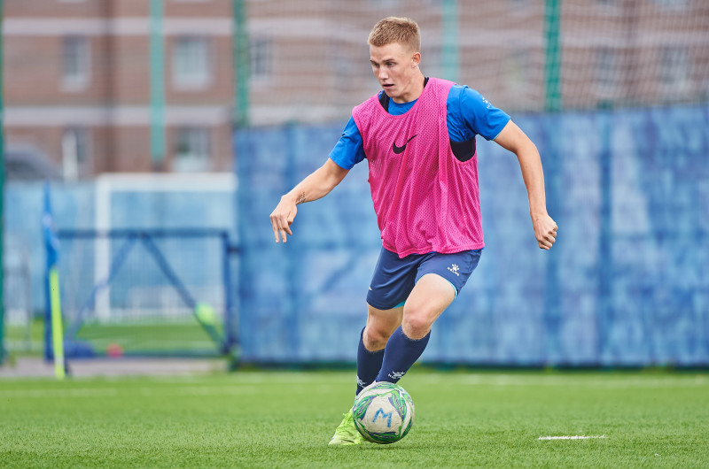 Тренировка «Зенита»-м перед матчем со «Спартаком»-м