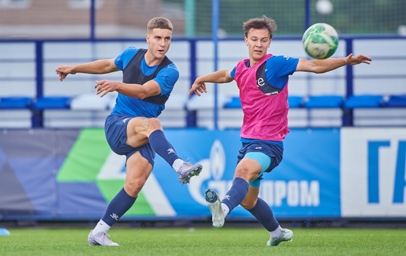 Тренировка «Зенита»-м перед матчем со «Спартаком»-м