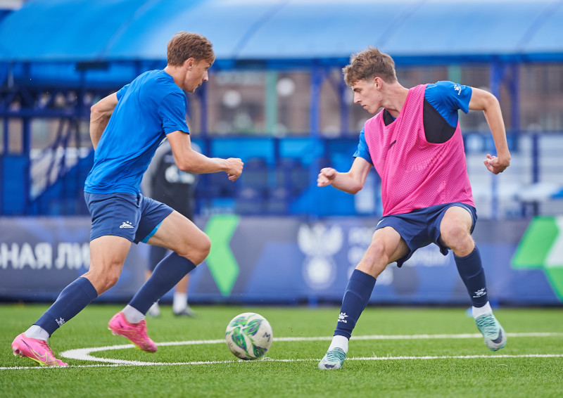 Тренировка «Зенита»-м перед матчем со «Спартаком»-м