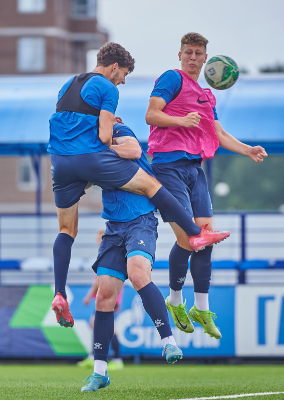 Тренировка «Зенита»-м перед матчем со «Спартаком»-м