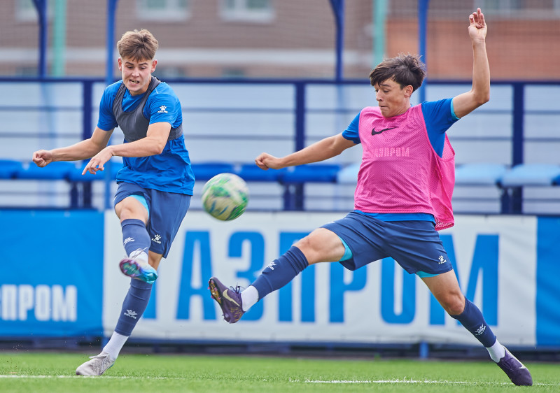 Тренировка «Зенита»-м перед матчем со «Спартаком»-м