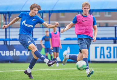 Тренировка «Зенита»-м перед матчем со «Спартаком»-м