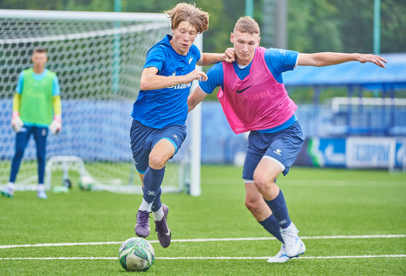 Тренировка «Зенита»-м перед матчем со «Спартаком»-м