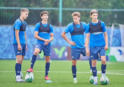 Тренировка «Зенита»-м перед матчем со «Спартаком»-м