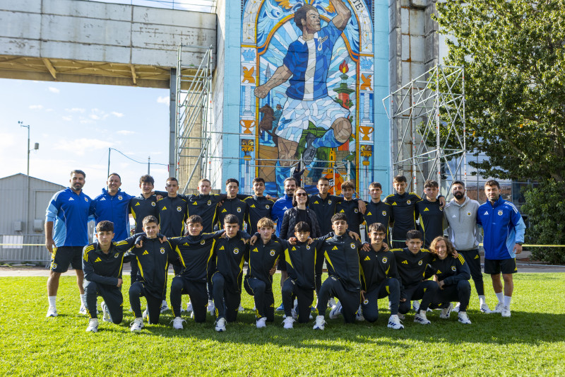 Участники кубка Морозова на выставке «Зенит. Петербург: 100 лет вместе»