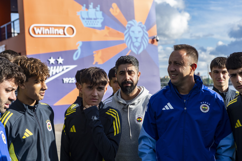 Участники кубка Морозова на выставке «Зенит. Петербург: 100 лет вместе»