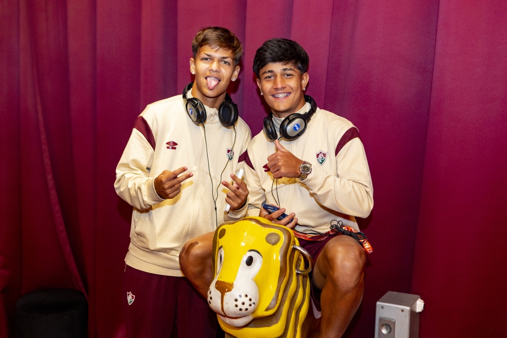 Участники кубка Морозова на выставке «Зенит. Петербург: 100 лет вместе»