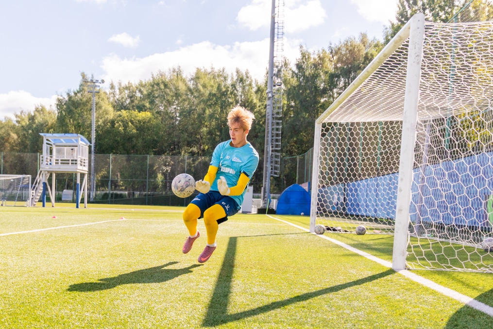 Тренировка «Зенита»-м перед матчем с ФК «Ленинградец»-м