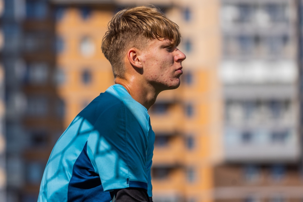 Тренировка «Зенита»-м перед матчем с ФК «Ленинградец»-м