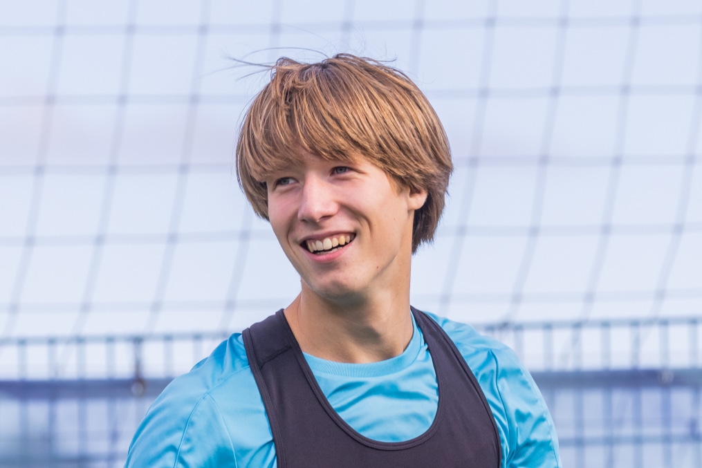 Тренировка «Зенита»-м перед матчем с ФК «Ленинградец»-м