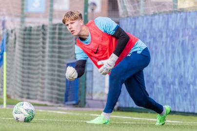 Тренировка «Зенита»-м перед матчем с ФК «Ленинградец»-м