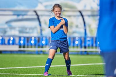 Тренировка женской юношеской команды U-12 в Удельном парке