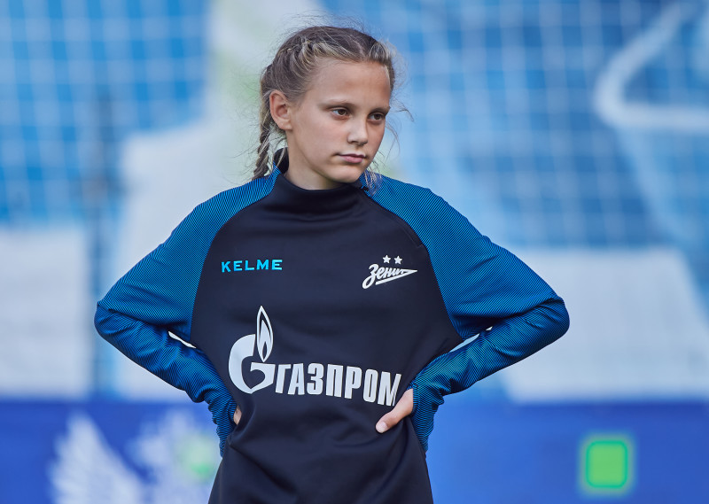 Тренировка женской юношеской команды U-12 в Удельном парке