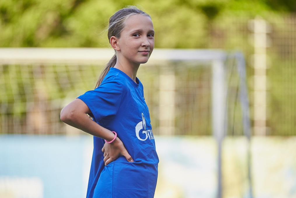 Тренировка женской юношеской команды U-12 в Удельном парке