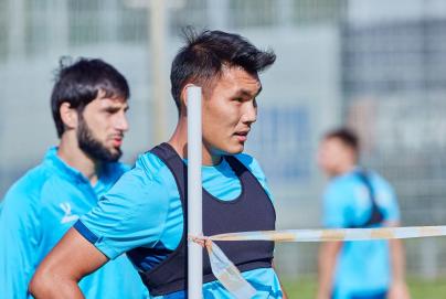 Тренировка основного состава «Зенита» перед выездным матчем с «Балтикой»