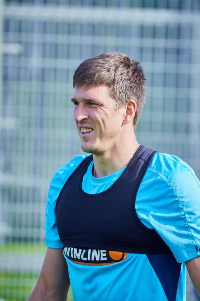 Тренировка основного состава «Зенита» перед выездным матчем с «Балтикой»