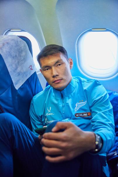 Вылет команды на матч с «Балтикой»