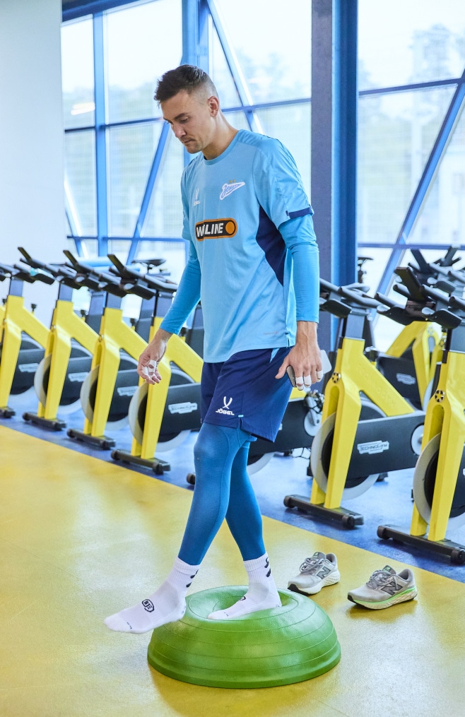 Тренировка «Зенита» перед матчем с «Краснодаром»