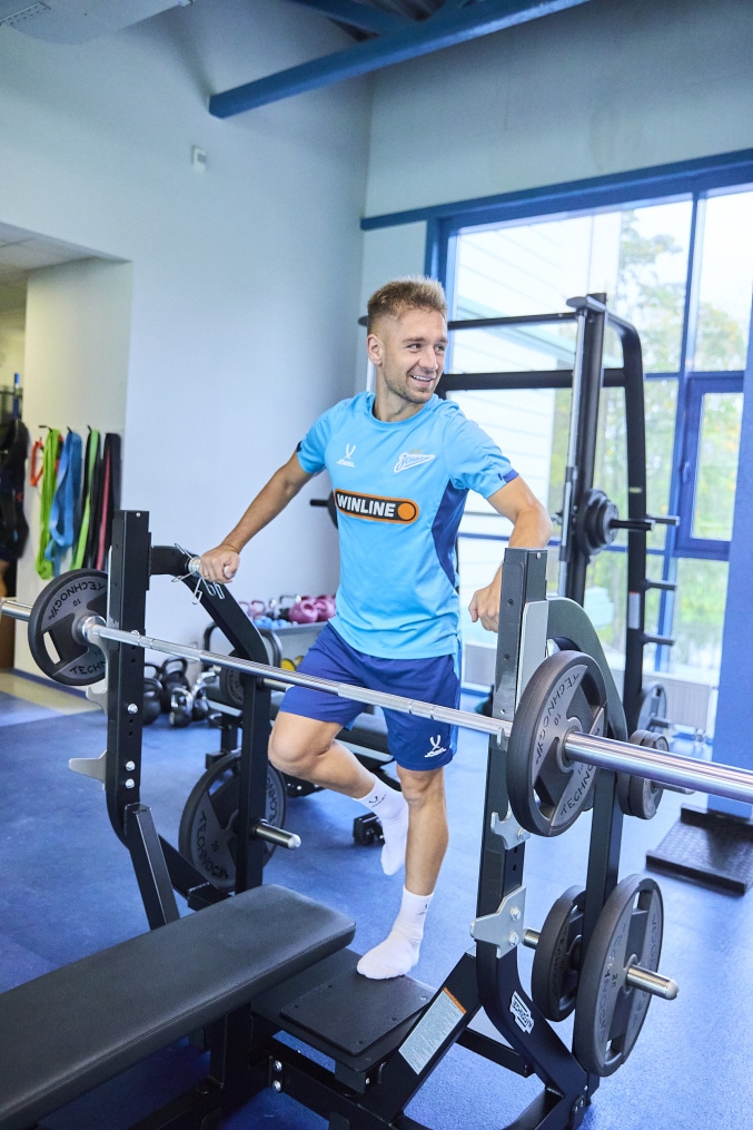 Тренировка «Зенита» перед матчем с «Краснодаром»