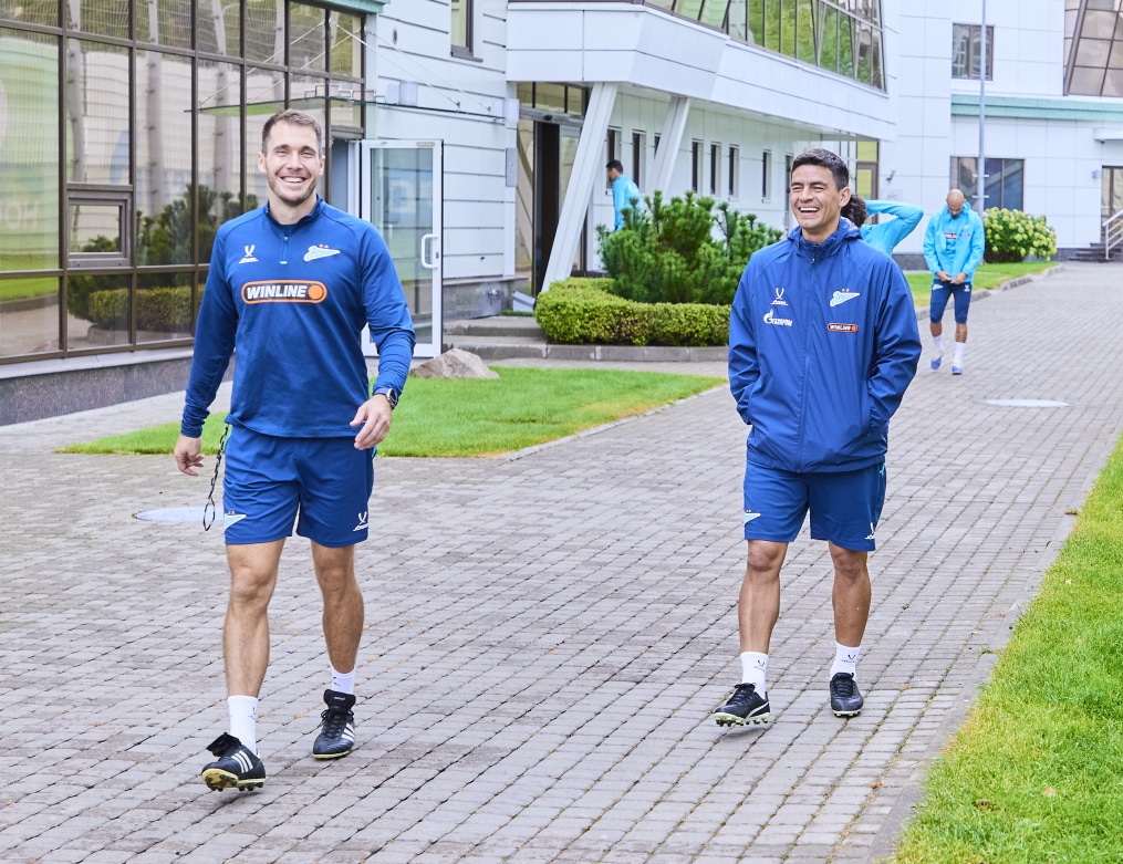 Тренировка «Зенита» перед матчем с «Краснодаром»