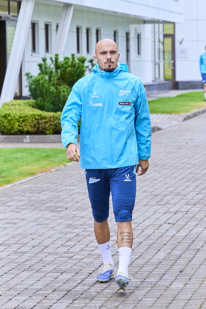 Тренировка «Зенита» перед матчем с «Краснодаром»