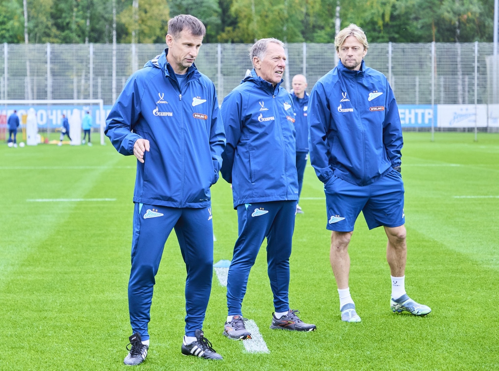 Тренировка «Зенита» перед матчем с «Краснодаром»