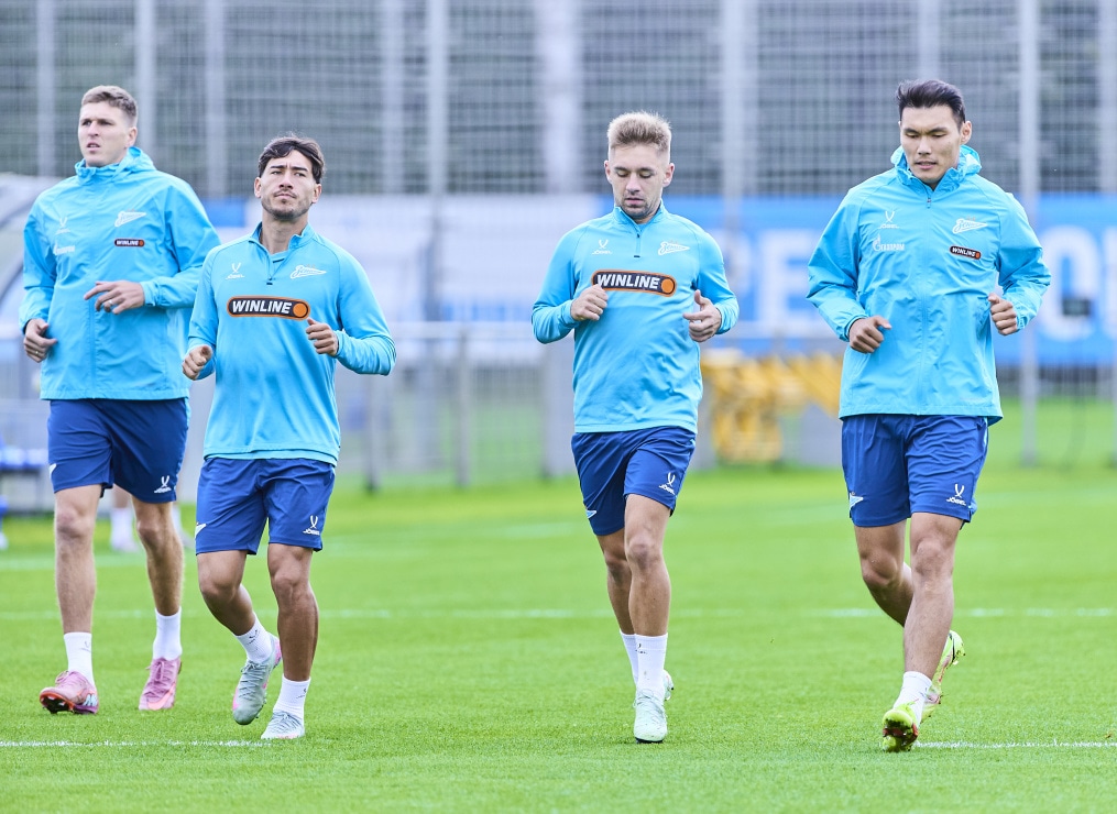 Тренировка «Зенита» перед матчем с «Краснодаром»