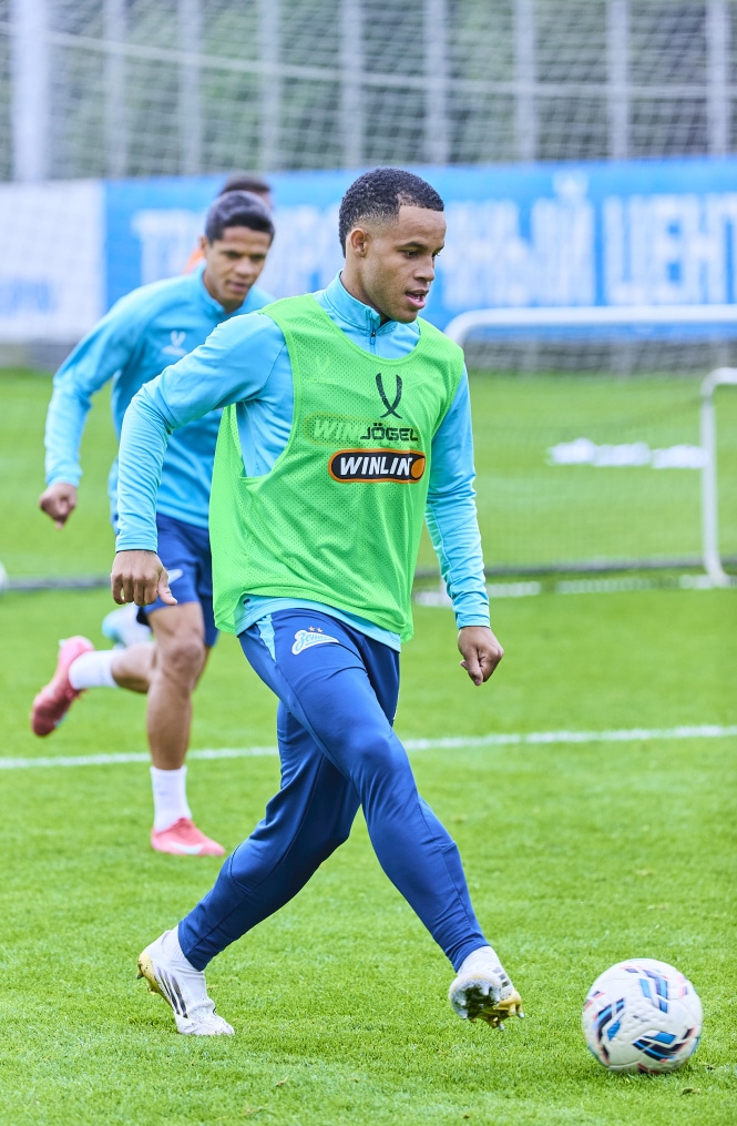 Тренировка «Зенита» перед матчем с «Краснодаром»