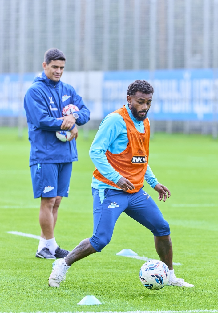 Тренировка «Зенита» перед матчем с «Краснодаром»