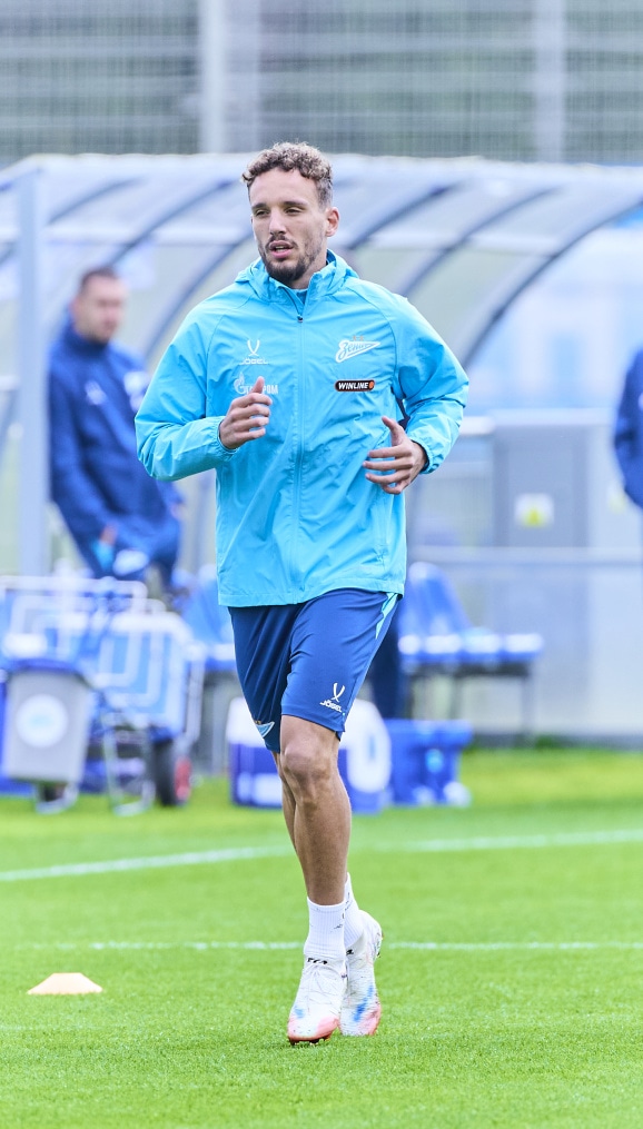 Тренировка «Зенита» перед матчем с «Краснодаром»