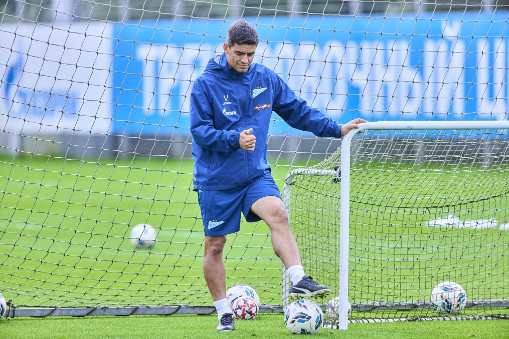 Тренировка «Зенита» перед матчем с «Краснодаром»