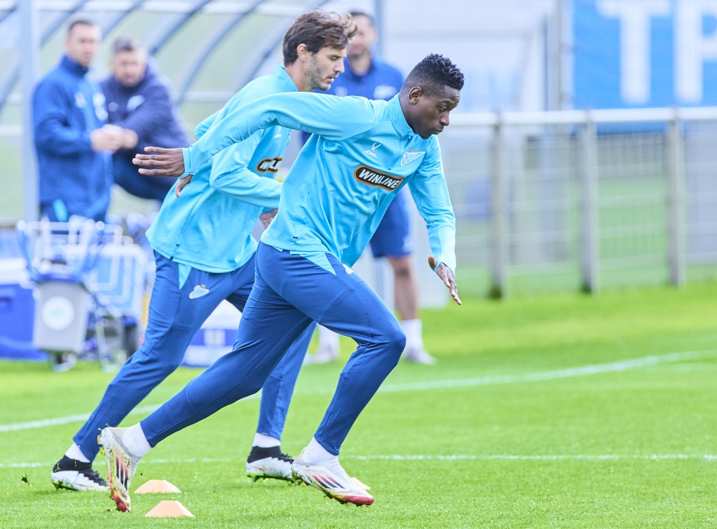 Тренировка «Зенита» перед матчем с «Краснодаром»