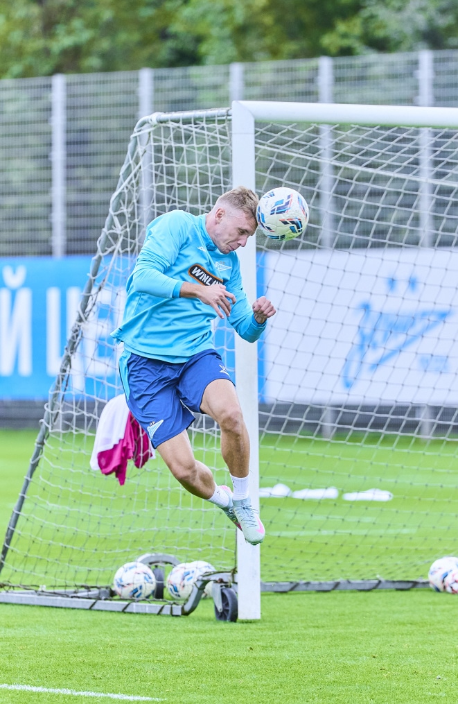 Тренировка «Зенита» перед матчем с «Краснодаром»