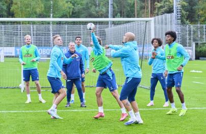 Тренировка «Зенита» перед матчем с «Краснодаром»