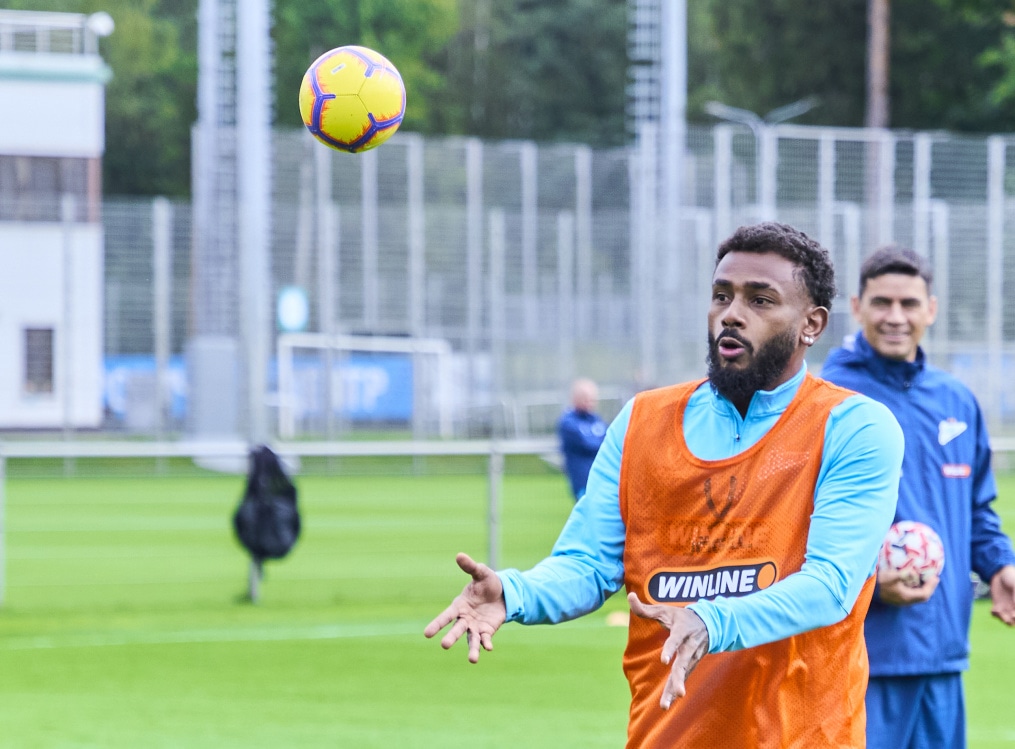 Тренировка «Зенита» перед матчем с «Краснодаром»