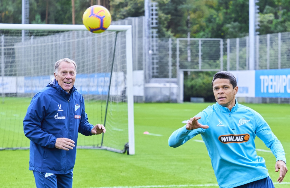 Тренировка «Зенита» перед матчем с «Краснодаром»