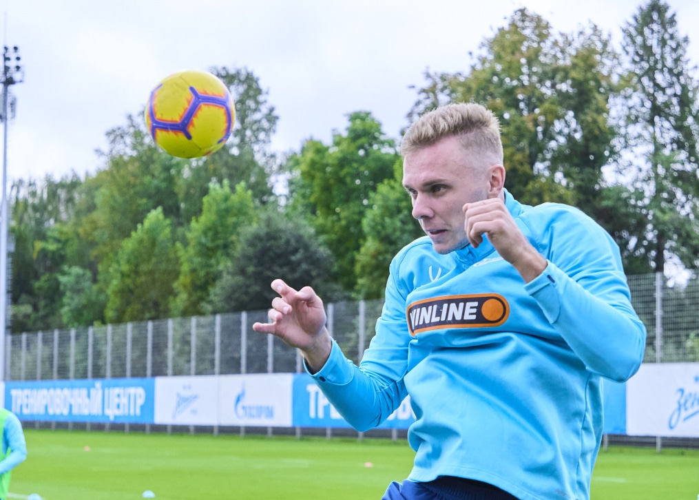 Тренировка «Зенита» перед матчем с «Краснодаром»