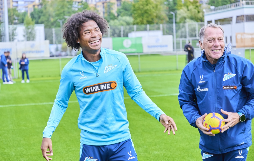 Тренировка «Зенита» перед матчем с «Краснодаром»