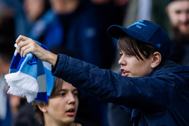 Фанаты на матче «Зенит»-2 — «Иркутск»