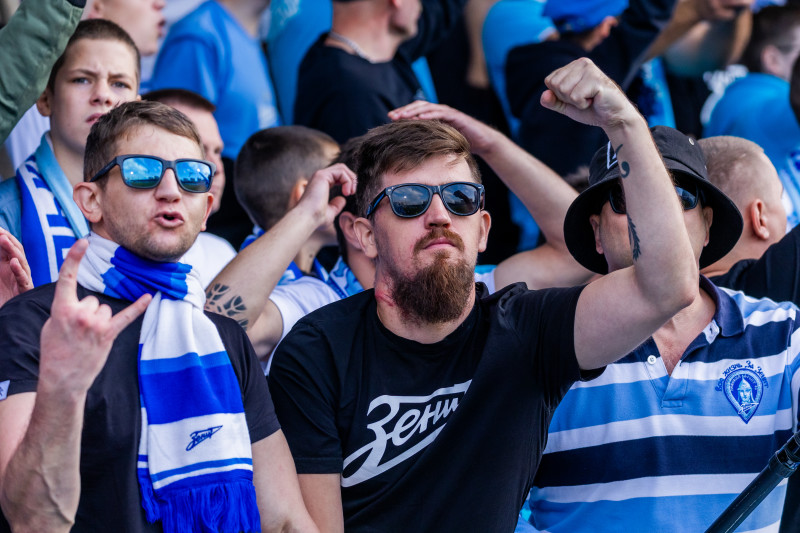 Фанаты на матче «Зенит»-2 — «Иркутск»