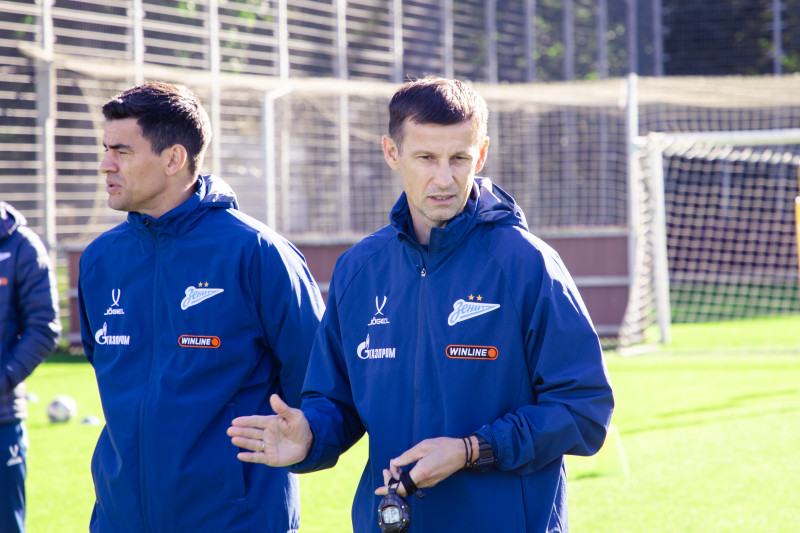 Тренировка основного состава перед матчем с «Оренбургом»