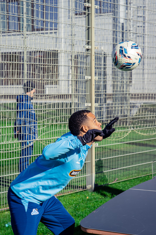 Тренировка основного состава перед матчем с «Оренбургом»