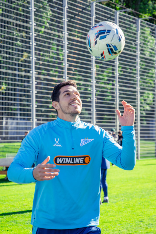 Тренировка основного состава перед матчем с «Оренбургом»