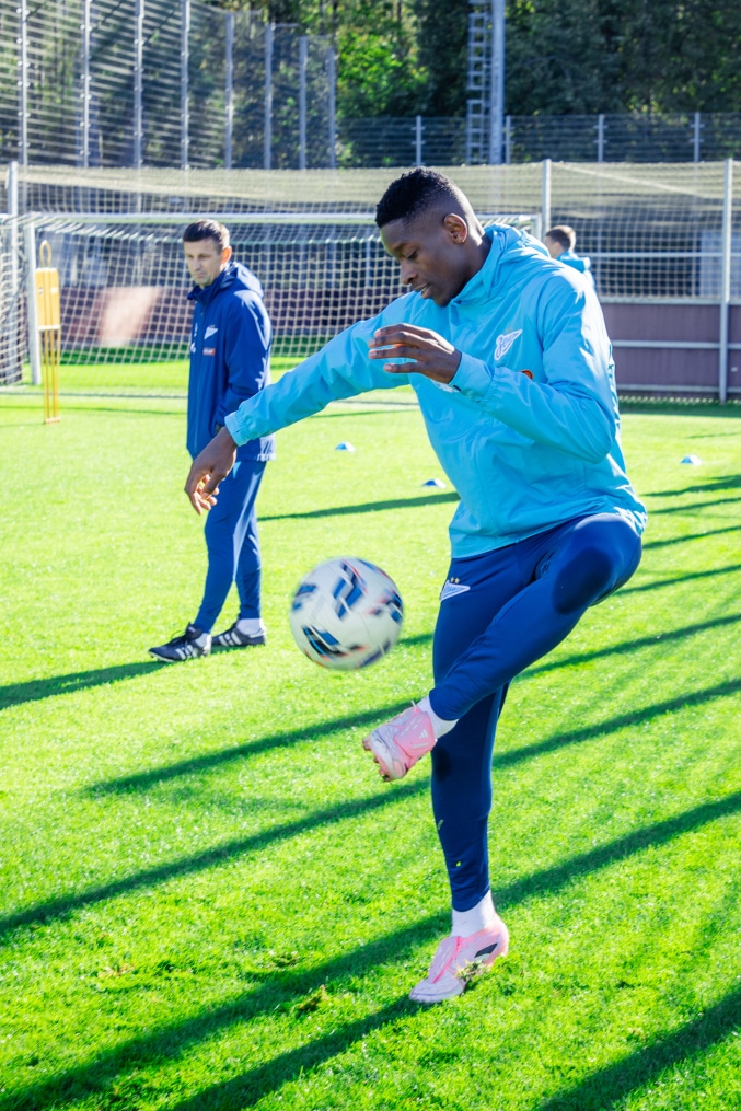 Тренировка основного состава перед матчем с «Оренбургом»