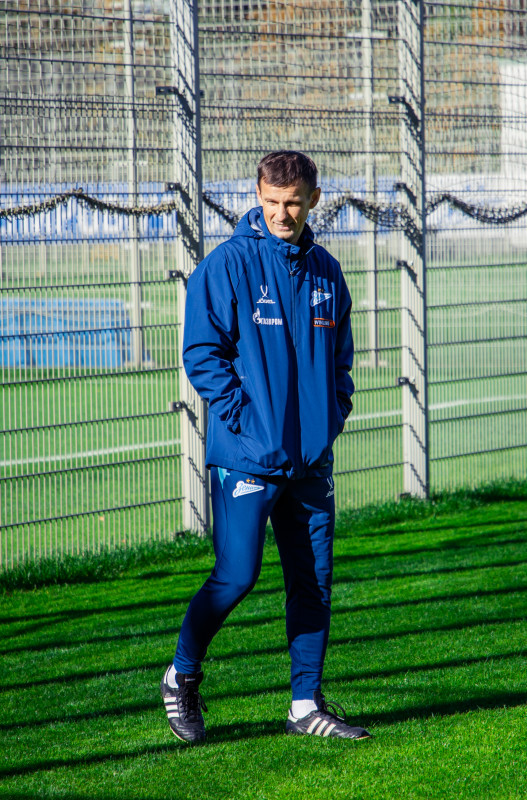 Тренировка основного состава перед матчем с «Оренбургом»