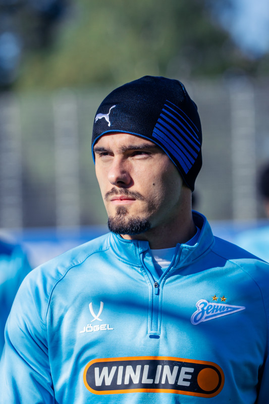 Тренировка основного состава перед матчем с «Оренбургом»