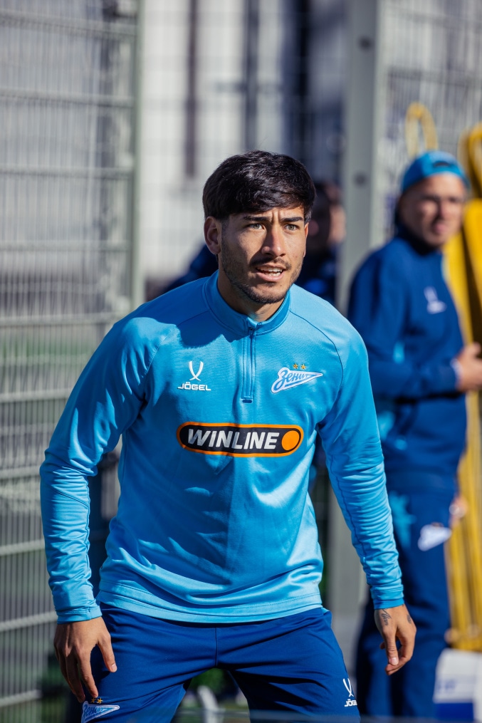 Тренировка основного состава перед матчем с «Оренбургом»