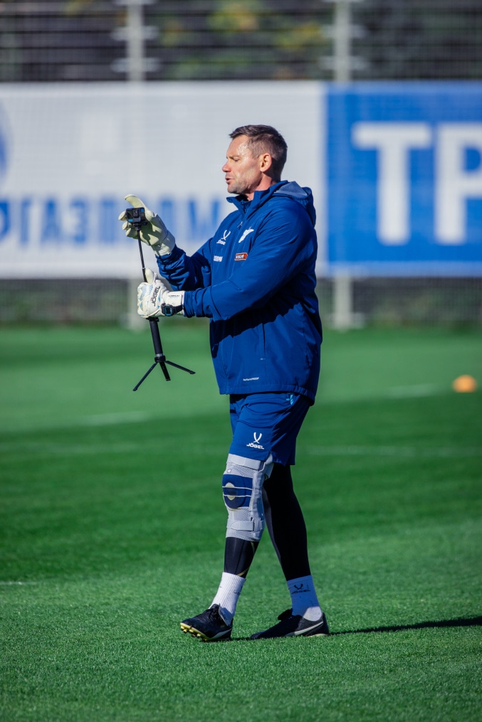 Тренировка основного состава перед матчем с «Оренбургом»