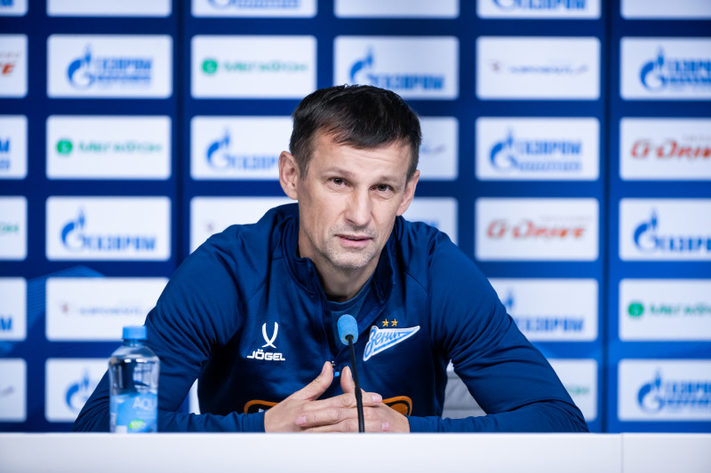 Пресс-конференция  «Зенита» перед матчем с «Оренбургом»